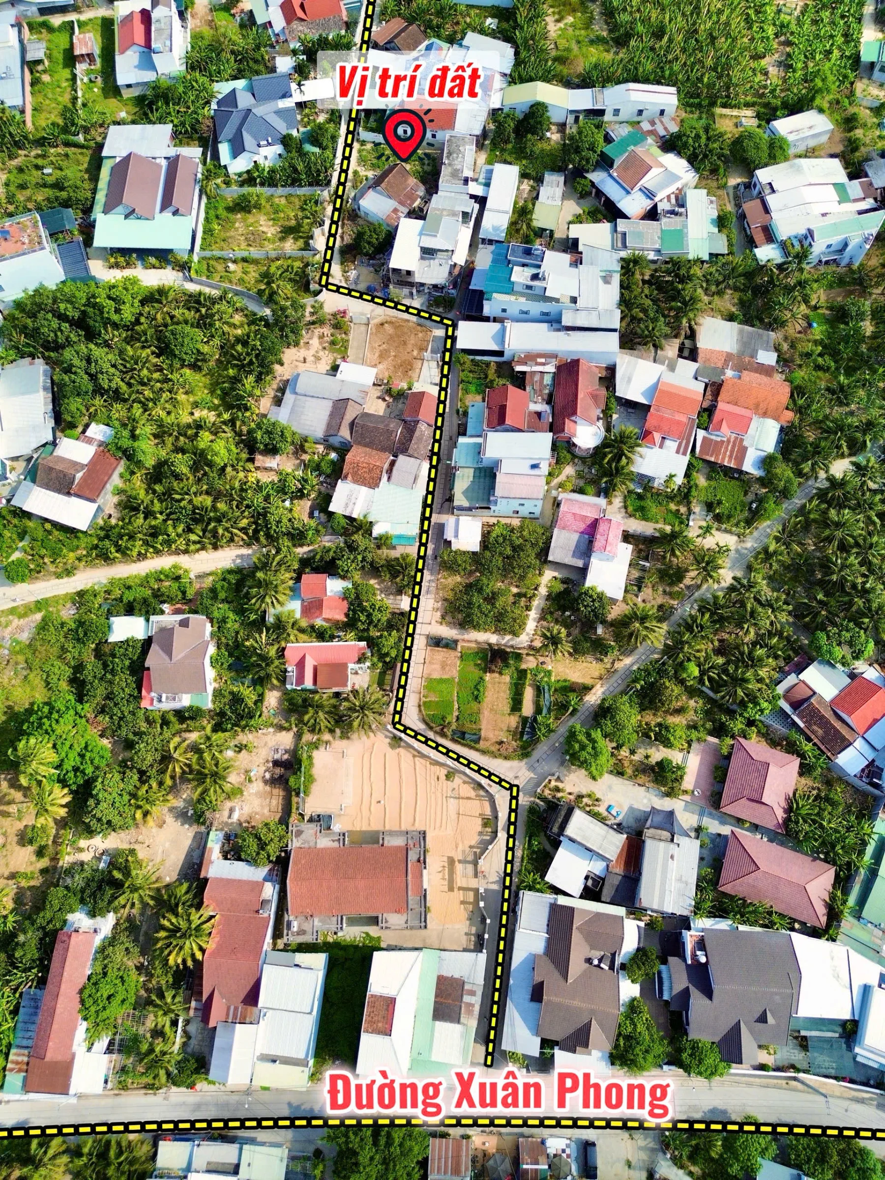 BÁN LÔ ĐẤT ĐẸP TRUNG TÂM THÔN ĐÔNG – XUÂN PHONG (NAY THUỘC PHƯỜNG BẮC NHA TRANG)